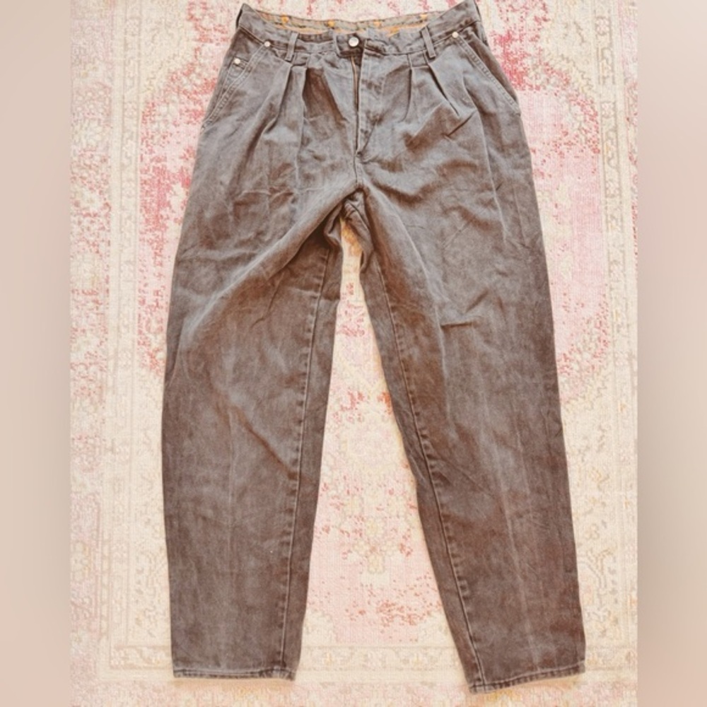 Men's Vintage Black Denim Jeans
